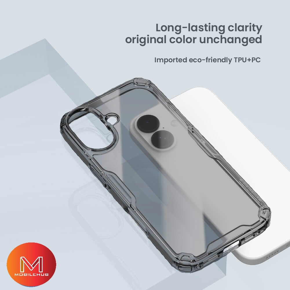 iPhone 17 / 17 Pro / 17 Pro Max / 17 Air Nillkin Nature TPU Case (Clear / Smoke Grey)