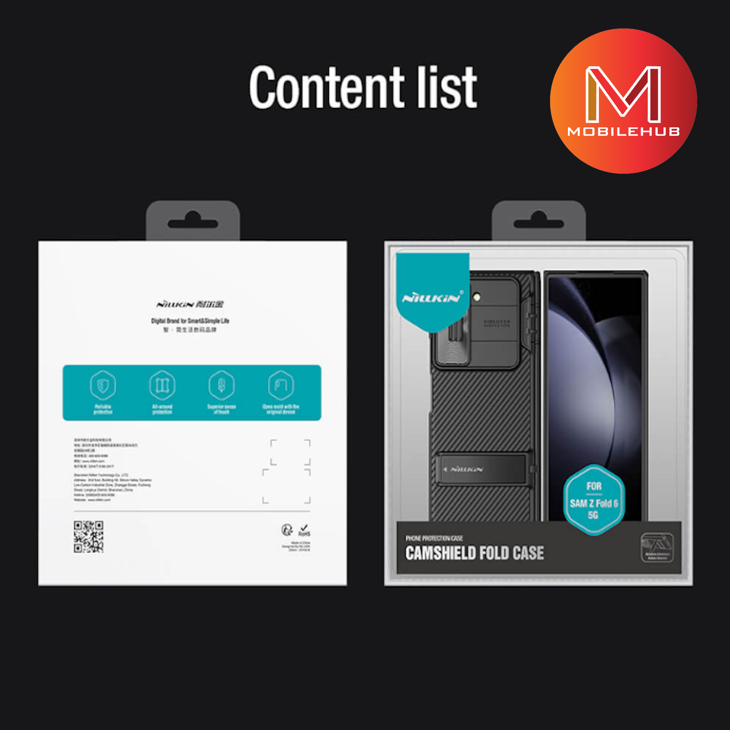 Samsung Z Fold6 Nillkin CamShield Fold with Hinge Protector Shockproof Case
