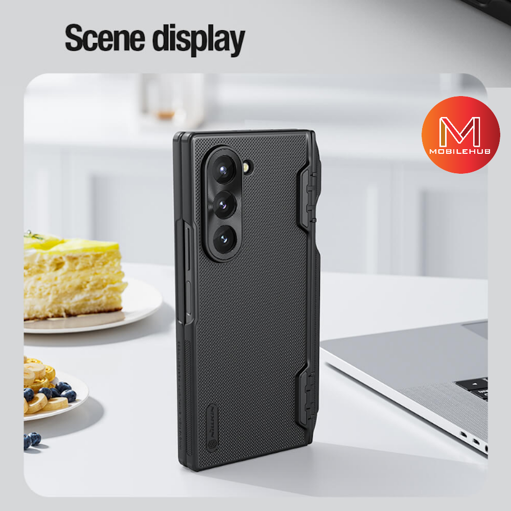 Samsung Z Fold 6 Nillkin Super Frosted Shield Fold Case with Pen Holder (Black) ZFold 6