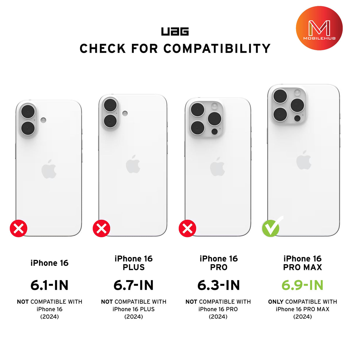 iPhone 16 Pro max UAG Plasma XTE Magnetic Shockproof Case with Kickstand (Smoke Grey / Clear)