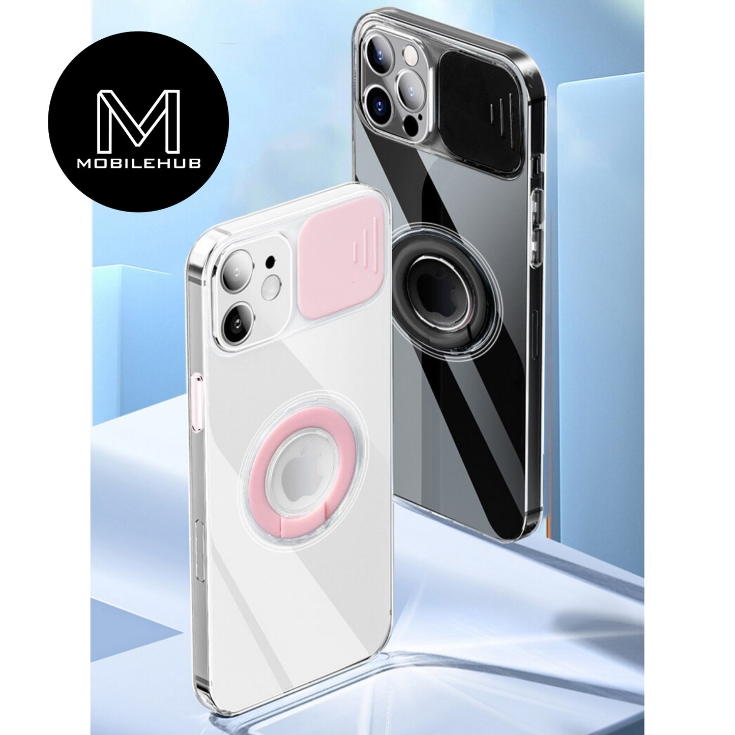 SALE !! iPhone 11 Pro Max / 12 / 12 pro / 12 Pro Max CamShield Candy Shockproof Case with Ring Holder