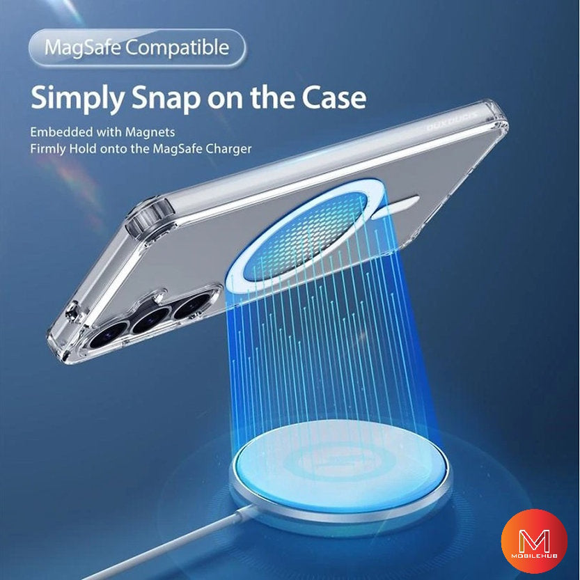 Samsung S25 Fe Magnetic Clear Shockproof Case (Clear)