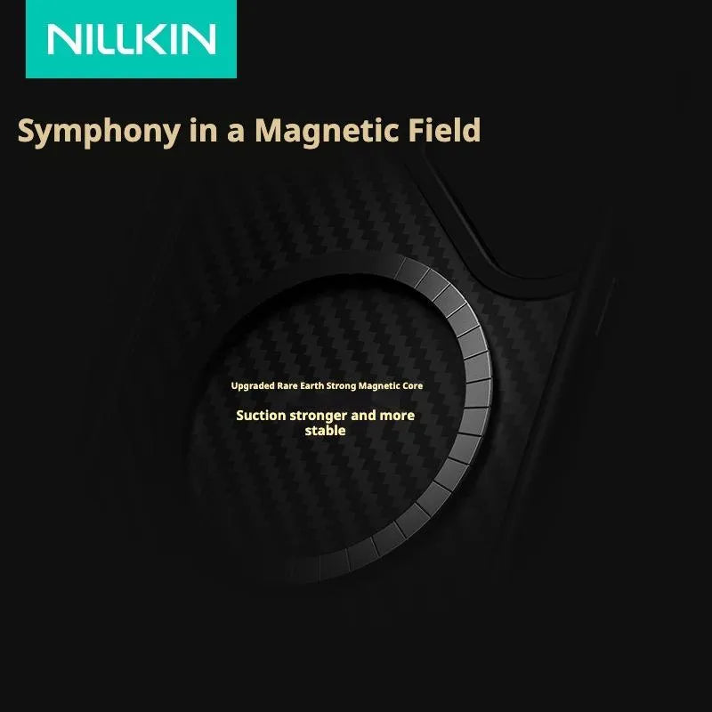 Samsung S25 Ultra Nillkin Synthetic Fiber Pro Magnetic Shockproof Case