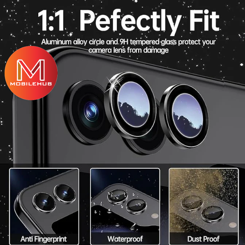 Samsung Z Flip 6 Alloy Camera Lens Screen Protector (2 Pcs) flip6 zFlip6