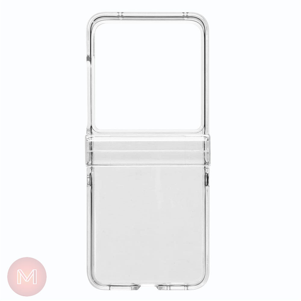 Samsung Z Flip 7 German Import Ultra Clear TPU Shockproof Case with Hinge Protection
