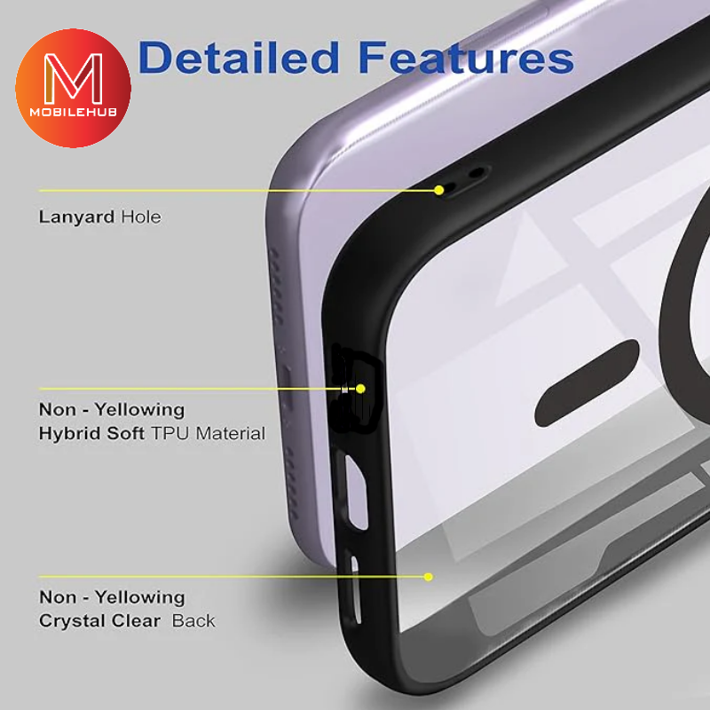 Samsung S24 Fe Silicone Clear Mag Safe Case ( Magnetic ) S24FE