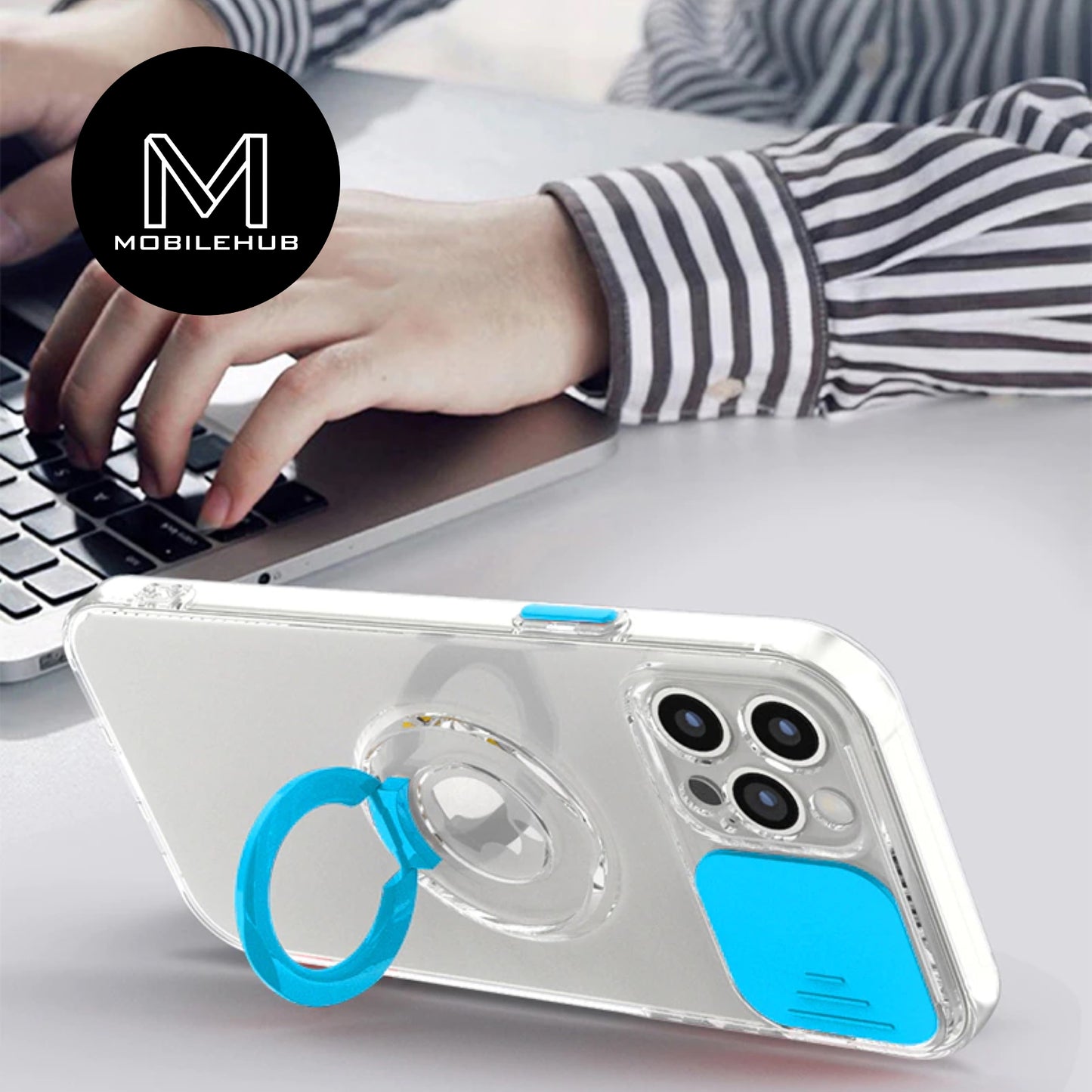 SALE !! iPhone 11 Pro Max / 12 / 12 pro / 12 Pro Max CamShield Candy Shockproof Case with Ring Holder