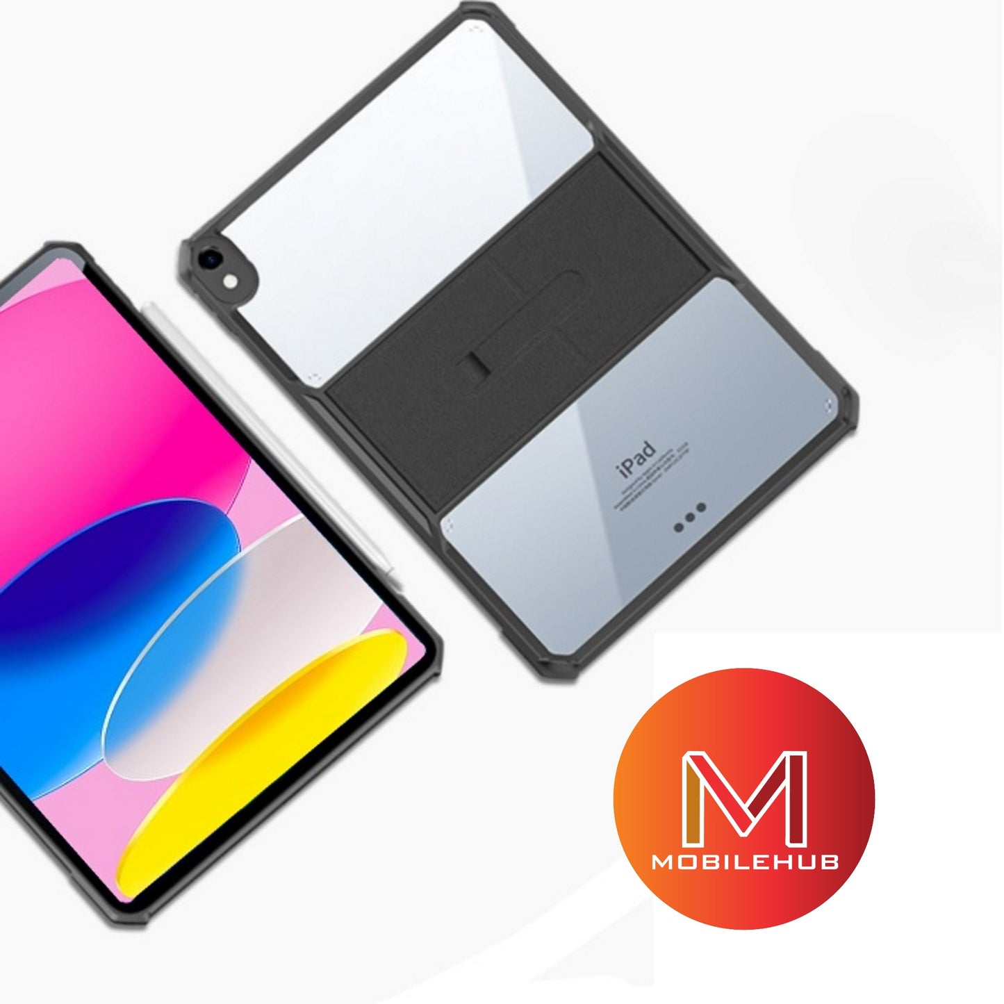 iPad 11th Gen 2025 XUNDD Beetle Armor Case With Stand (Black)