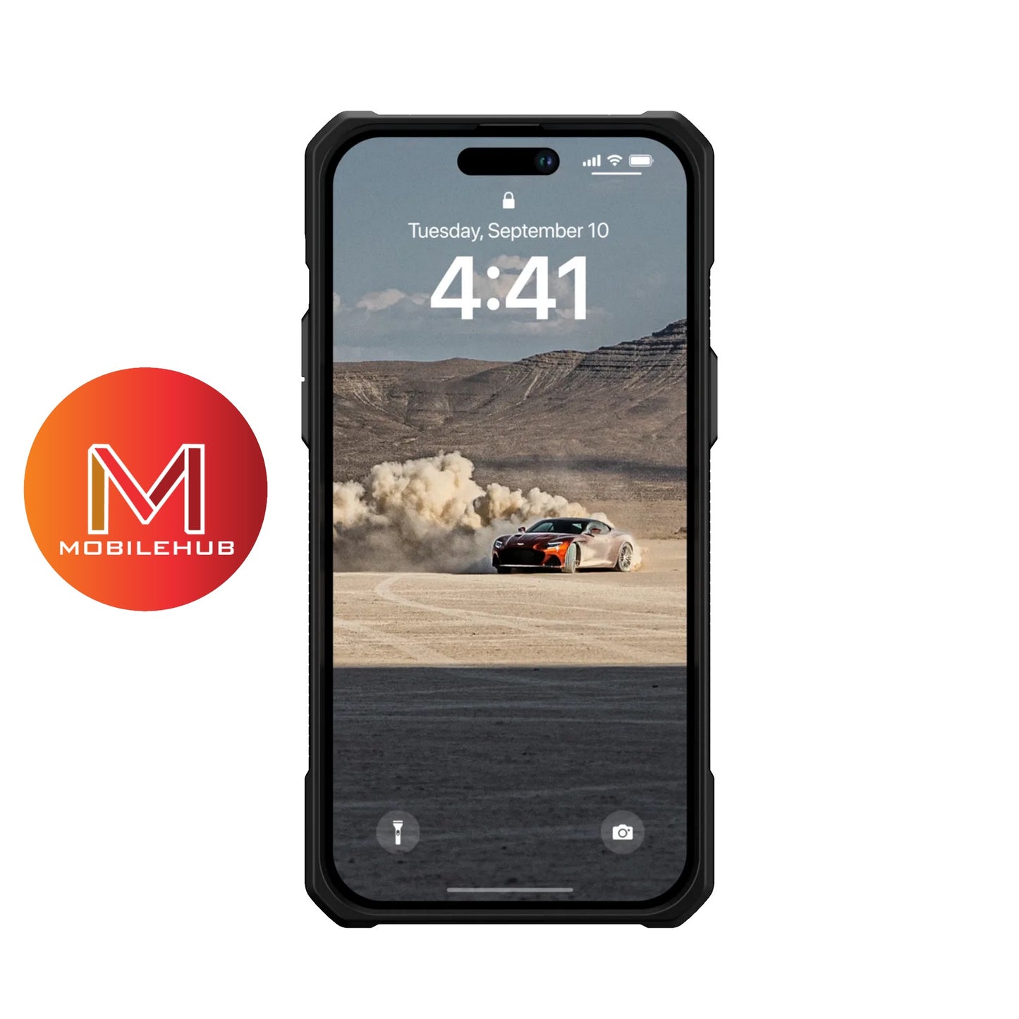 iPhone 14 / 14 Plus / 14 Pro / 14 Pro Max Monarch Shockproof Case (Black) (Kevlar)