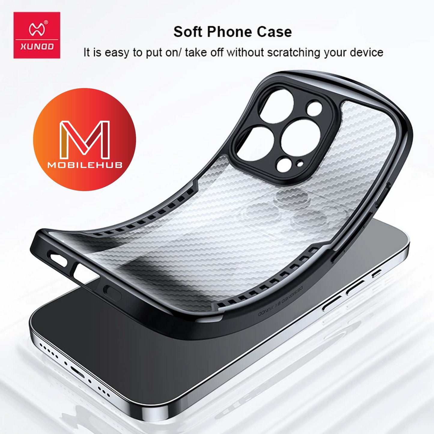 iPhone 11 Pro / 11 Pro Max / 12 Pro / 12 Pro Max XUNDD Gamer Carbon Shockproof Case (Black)