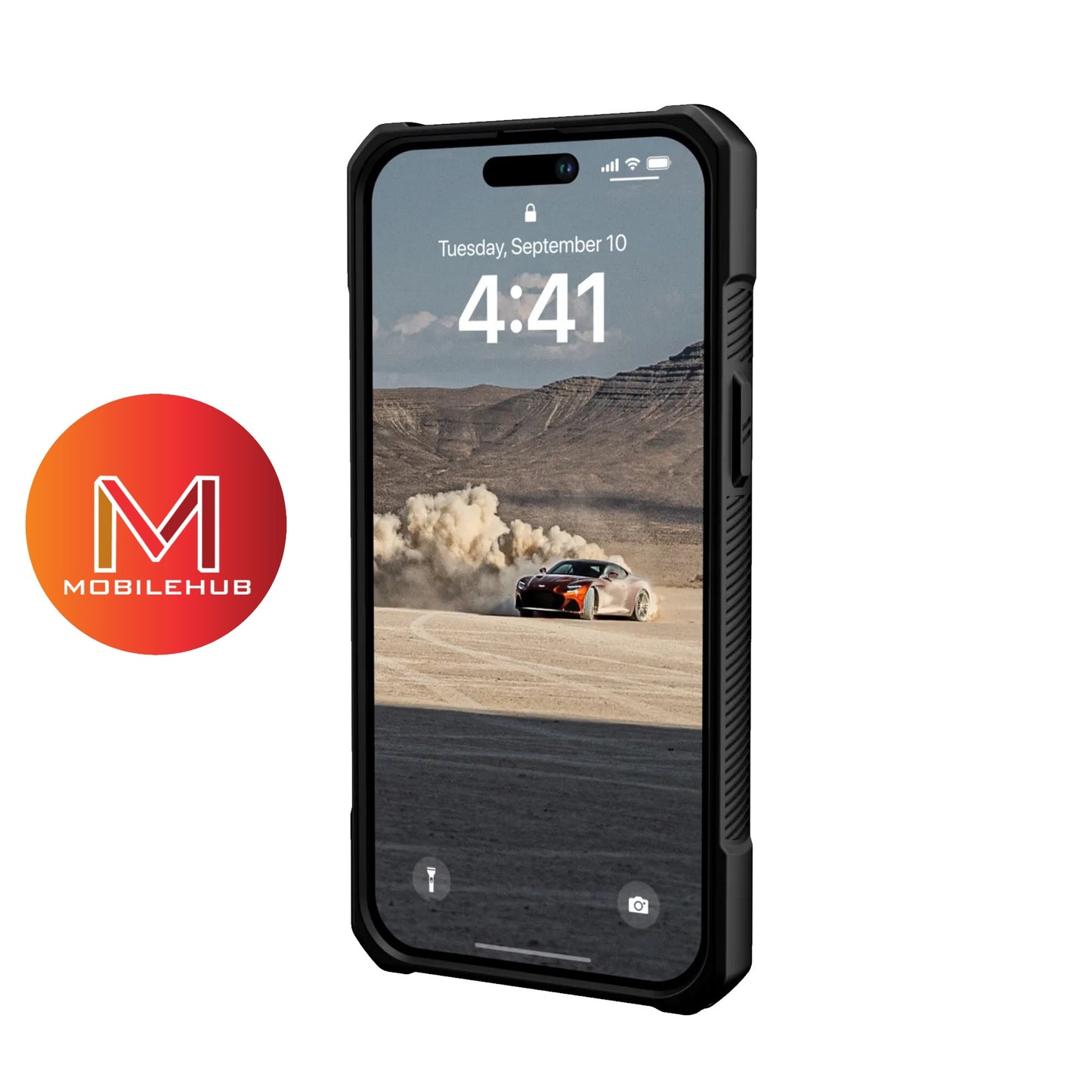iPhone 14 / 14 Plus / 14 Pro / 14 Pro Max Monarch Shockproof Case (Black) (Kevlar)