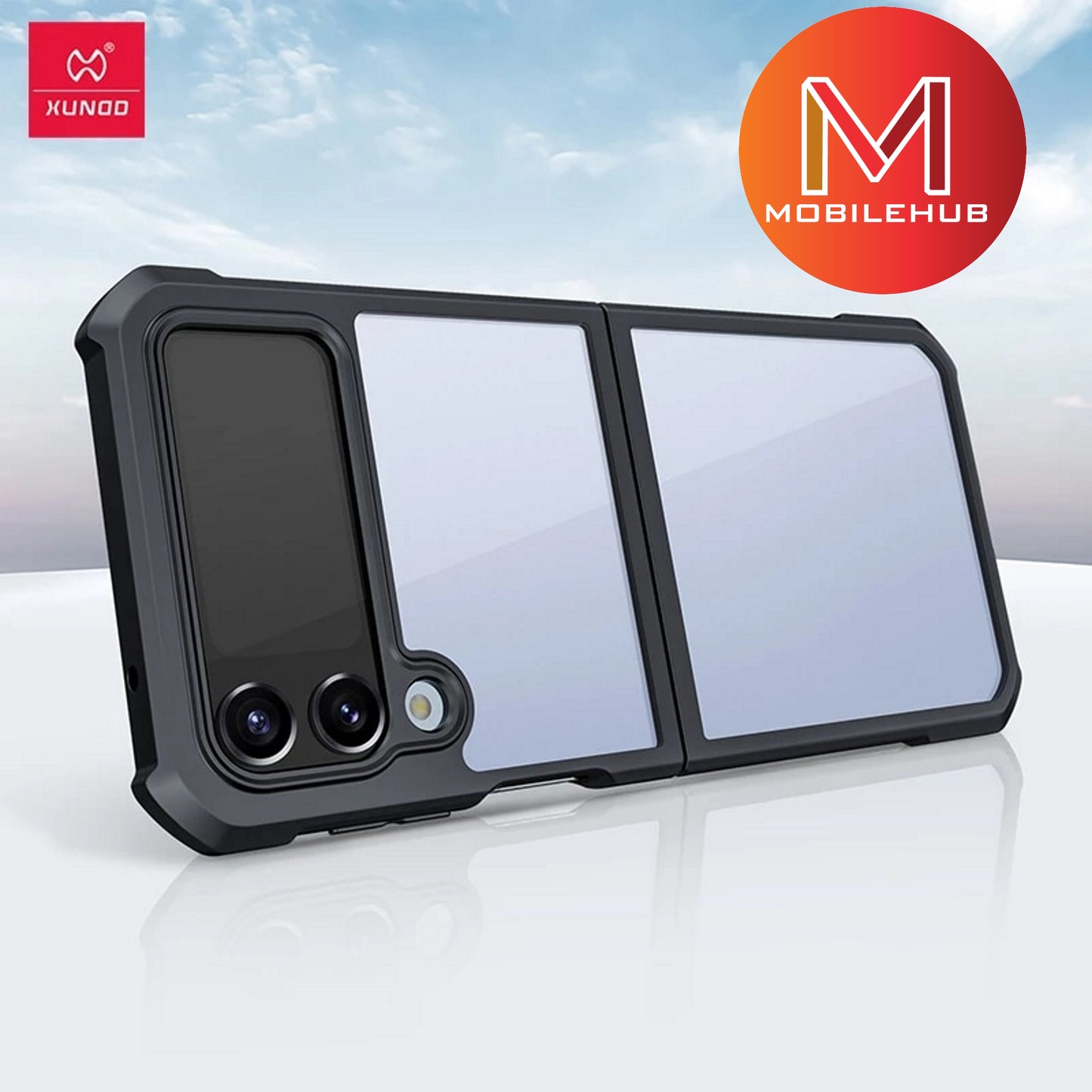 Samsung Z Flip 4 XUNDD Beetle Armor Shockproof Case (Black) Samsung ZFlip 4