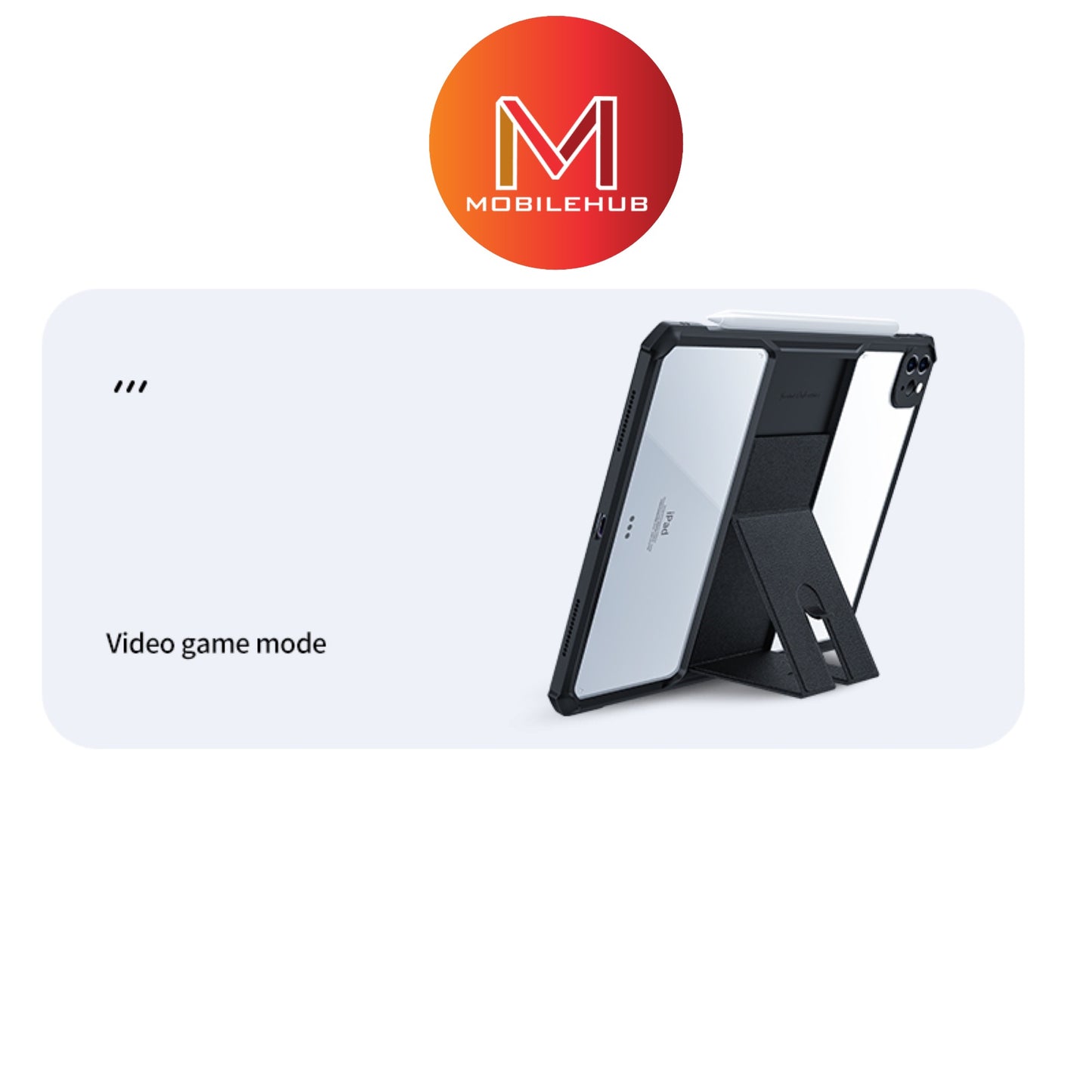 iPad 11th Gen 2025 XUNDD Beetle Armor Case With Stand (Black)