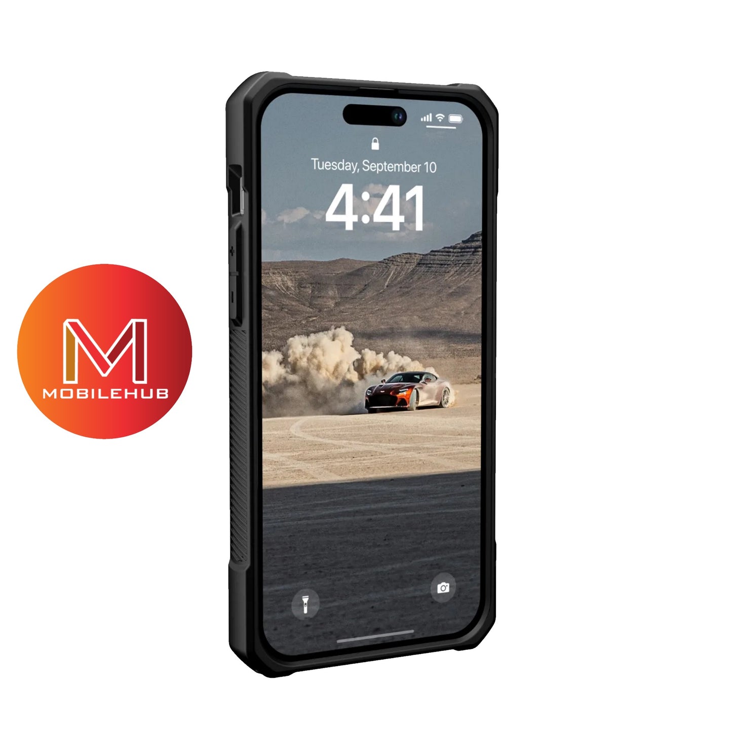 iPhone 14 / 14 Plus / 14 Pro / 14 Pro Max Monarch Shockproof Case (Black) (Kevlar)