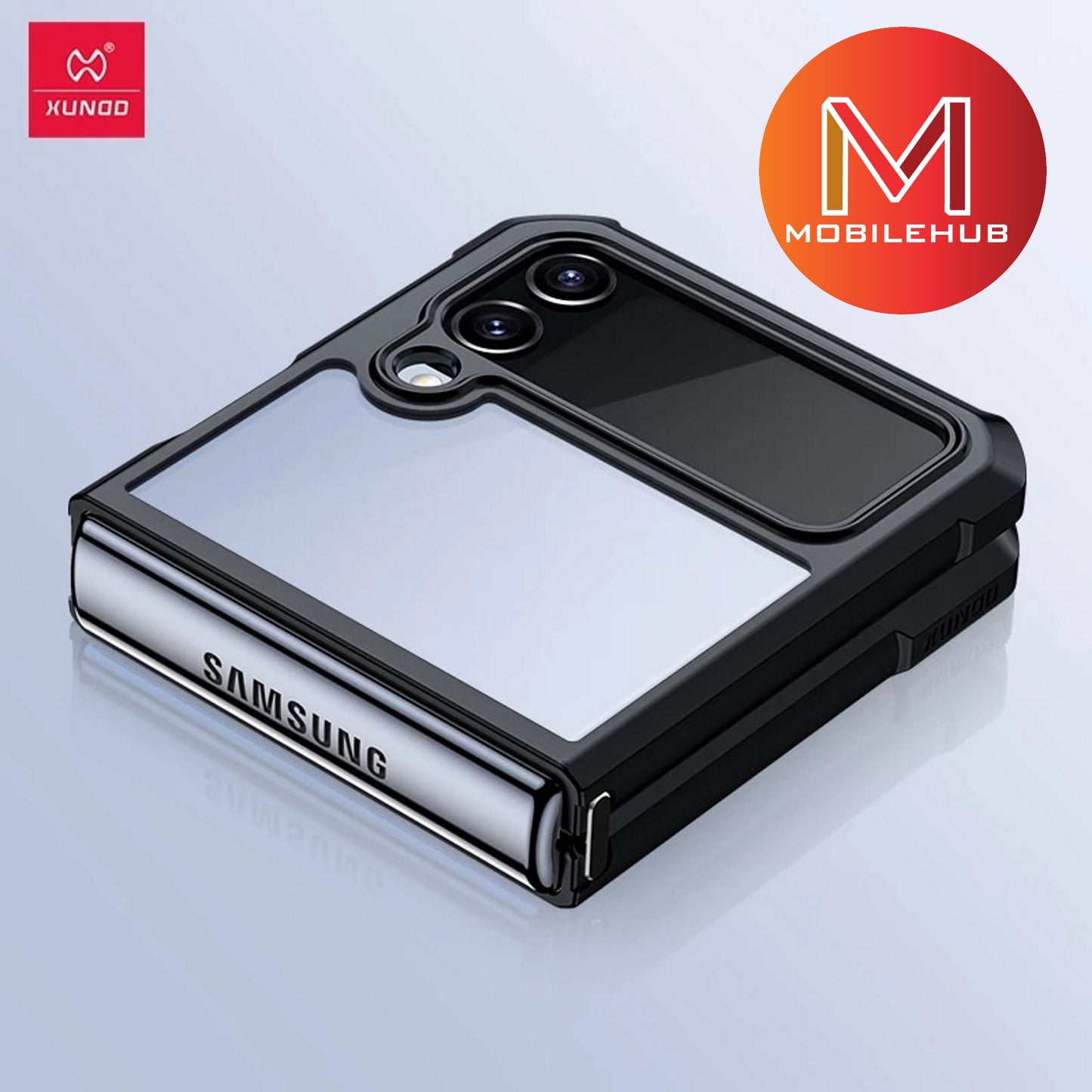 Samsung Z Flip 4 XUNDD Beetle Armor Shockproof Case (Black) Samsung ZFlip 4