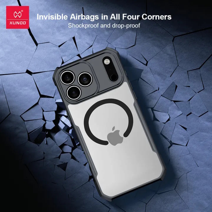 iPhone 18 Pro / 18 Pro Max XUNDD Beetle Magnetic Shockproof Case (Black)