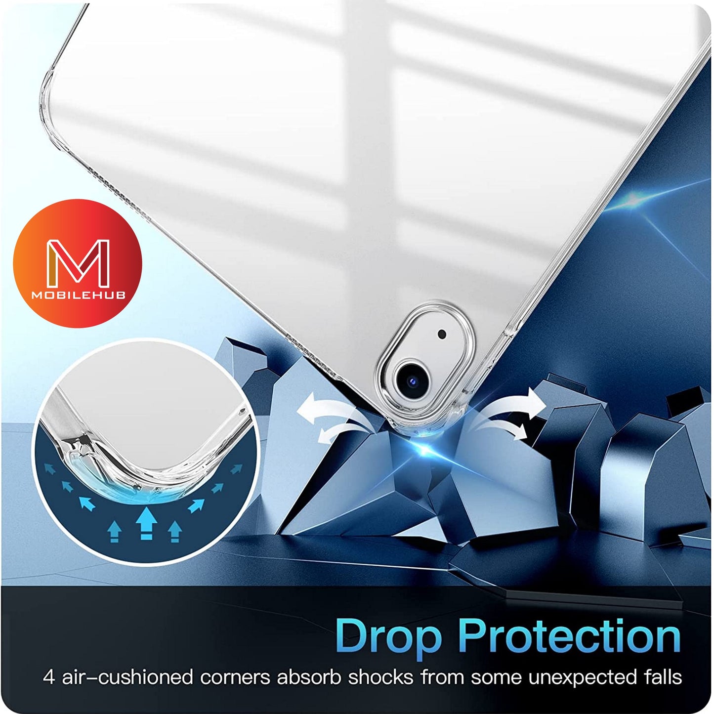 iPad 11th Gen 2025 German Import Shockproof Case (Clear)