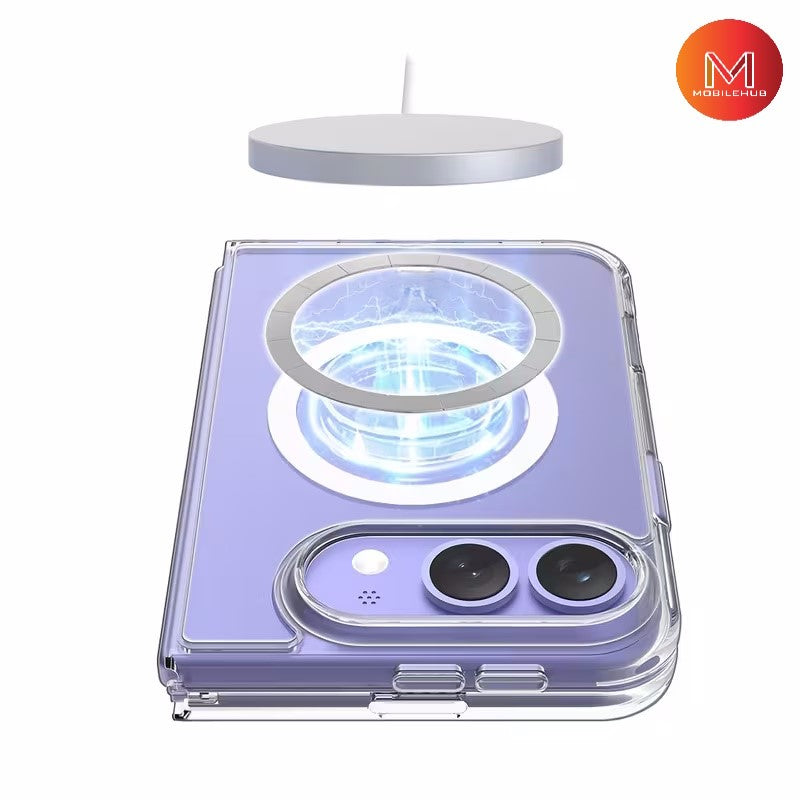 iPhone 18 Duo Silicone Magnetic Shockproof Case (Clear) iPhone Duo