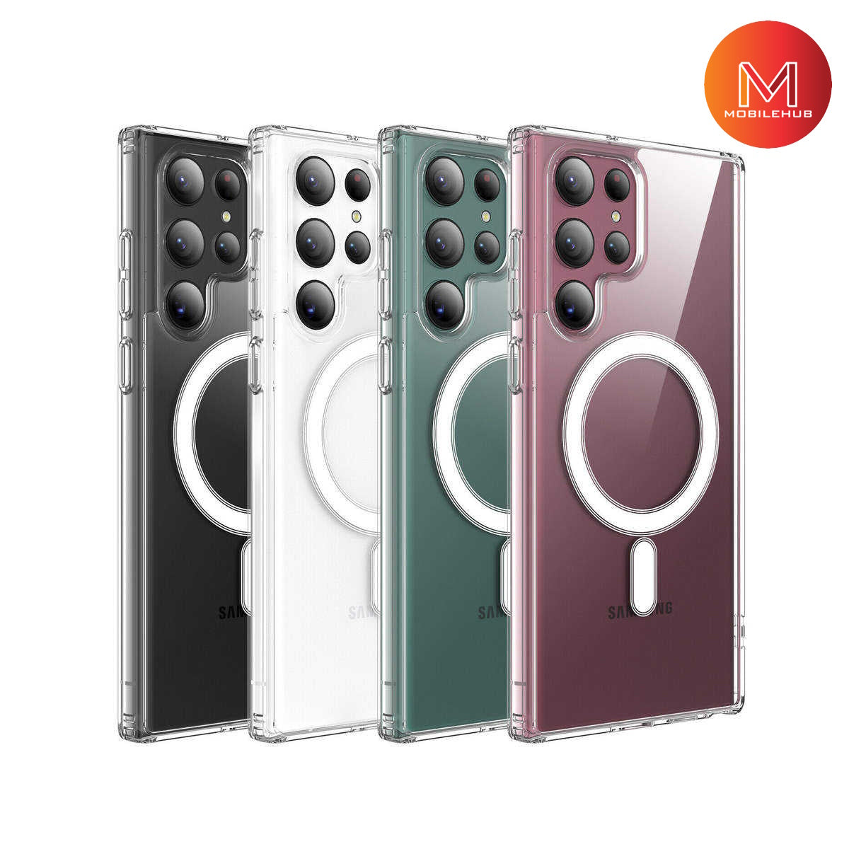 Samsung S25 / S25 Plus / S25 Ultra Clear Magsafe Shockproof Case ( Clear )