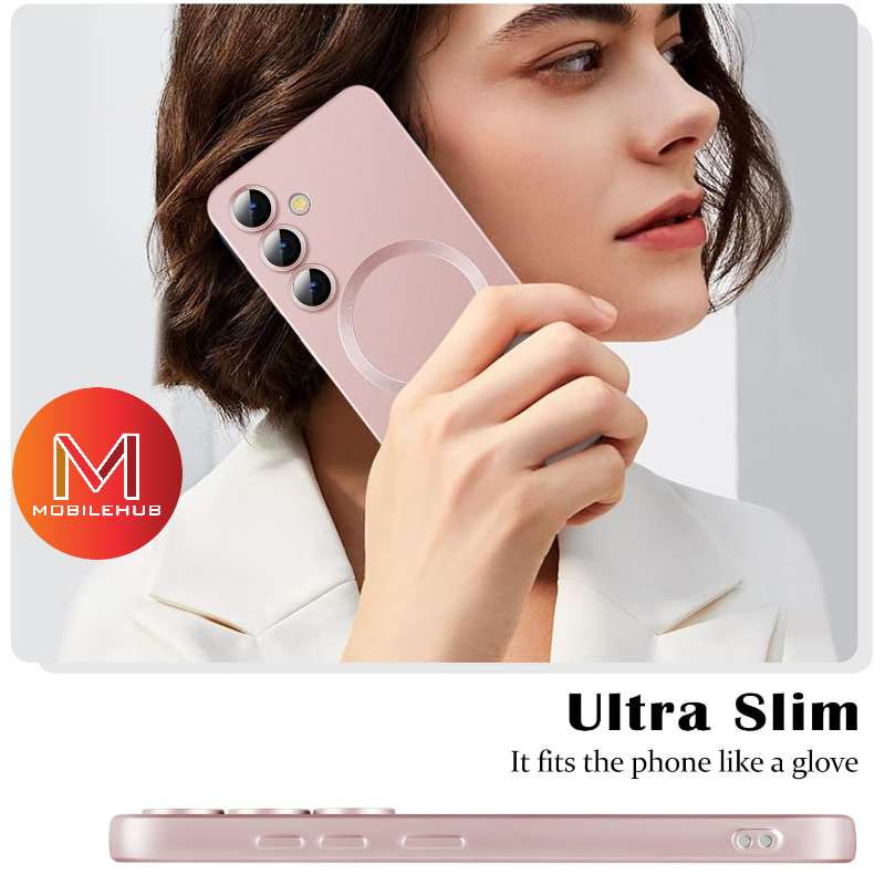 Samsung S24 Fe Liquid Metal Finish Magsafe Case S24FE