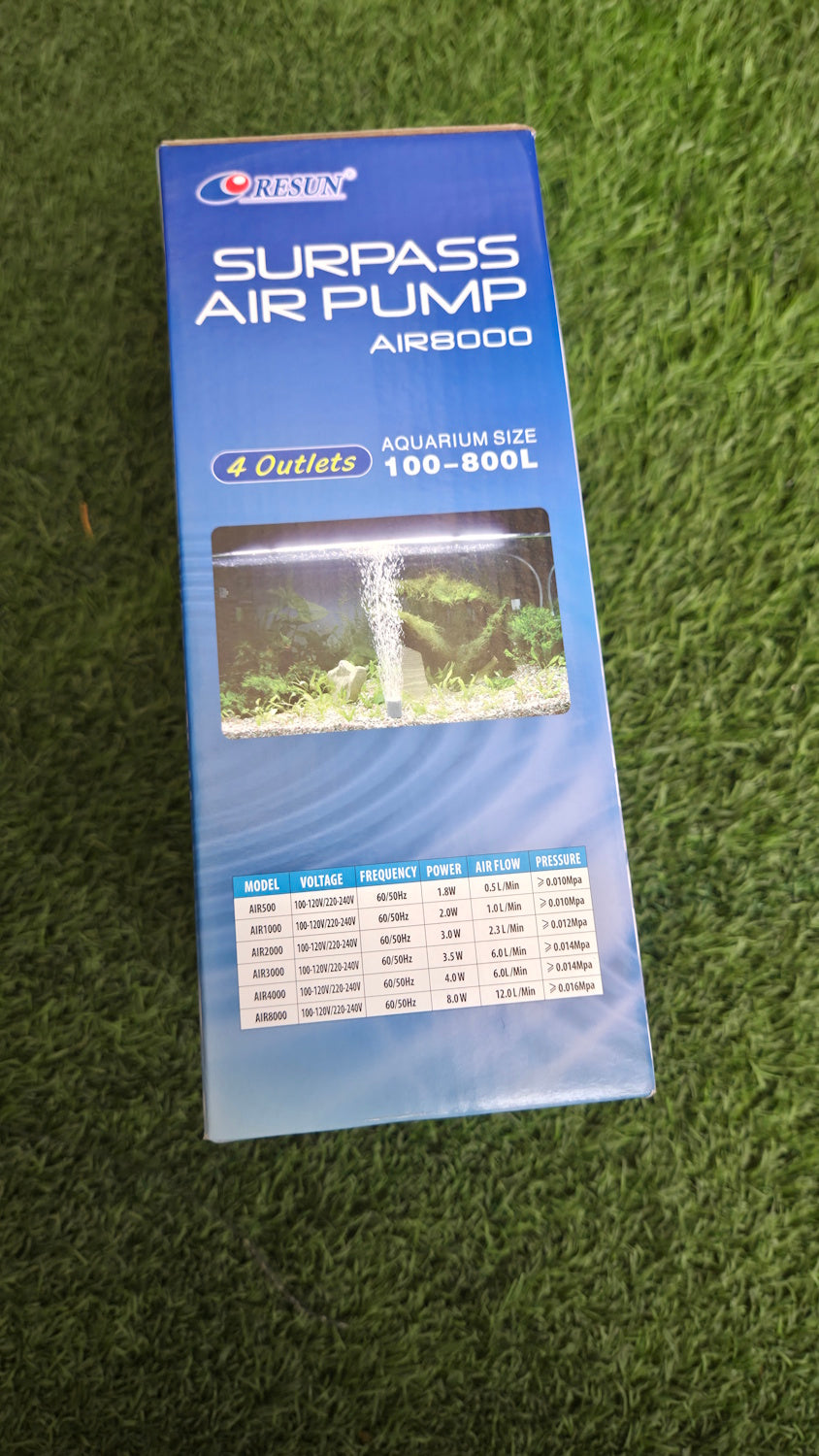 Resun Air Pump for Aquarium, Pond, Fountain, Waterfall Display