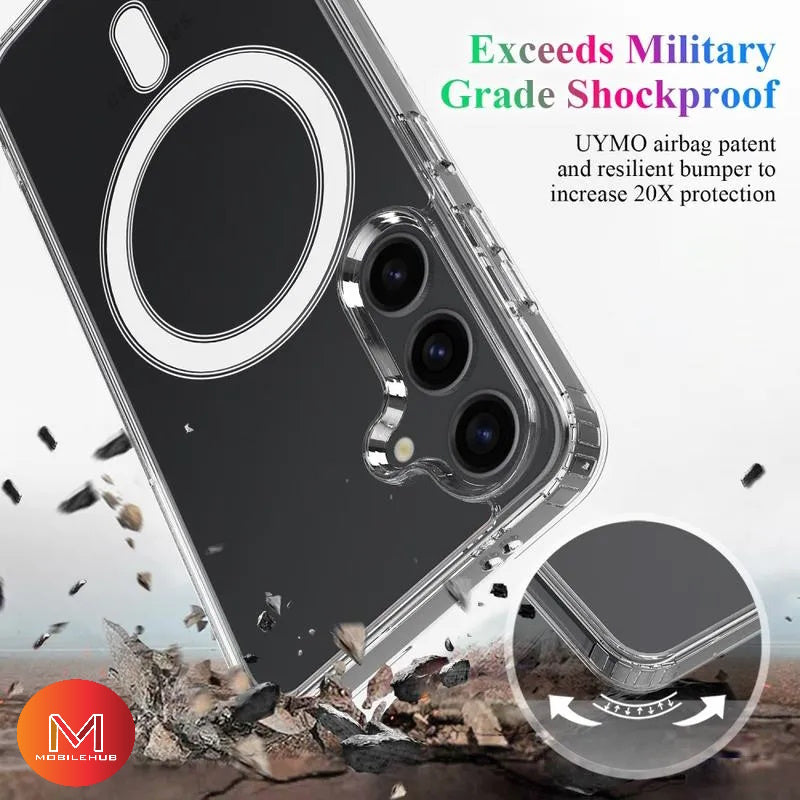 Samsung S26 / S26 Plus / S26 Ultra Clear Magnetic Shockproof Case Samsung S26 Series