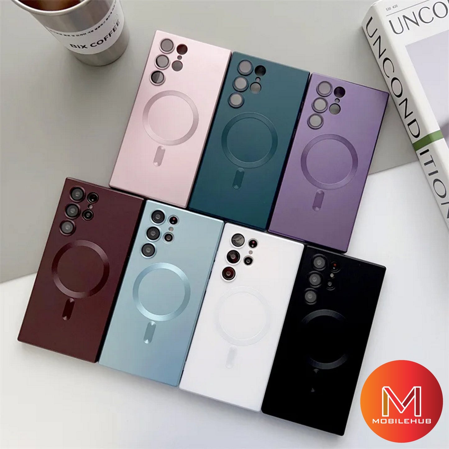 Samsung S25 / S25 Plus / S25 Ultra Liquid Metal Finish Magsafe Case (Magnetic)