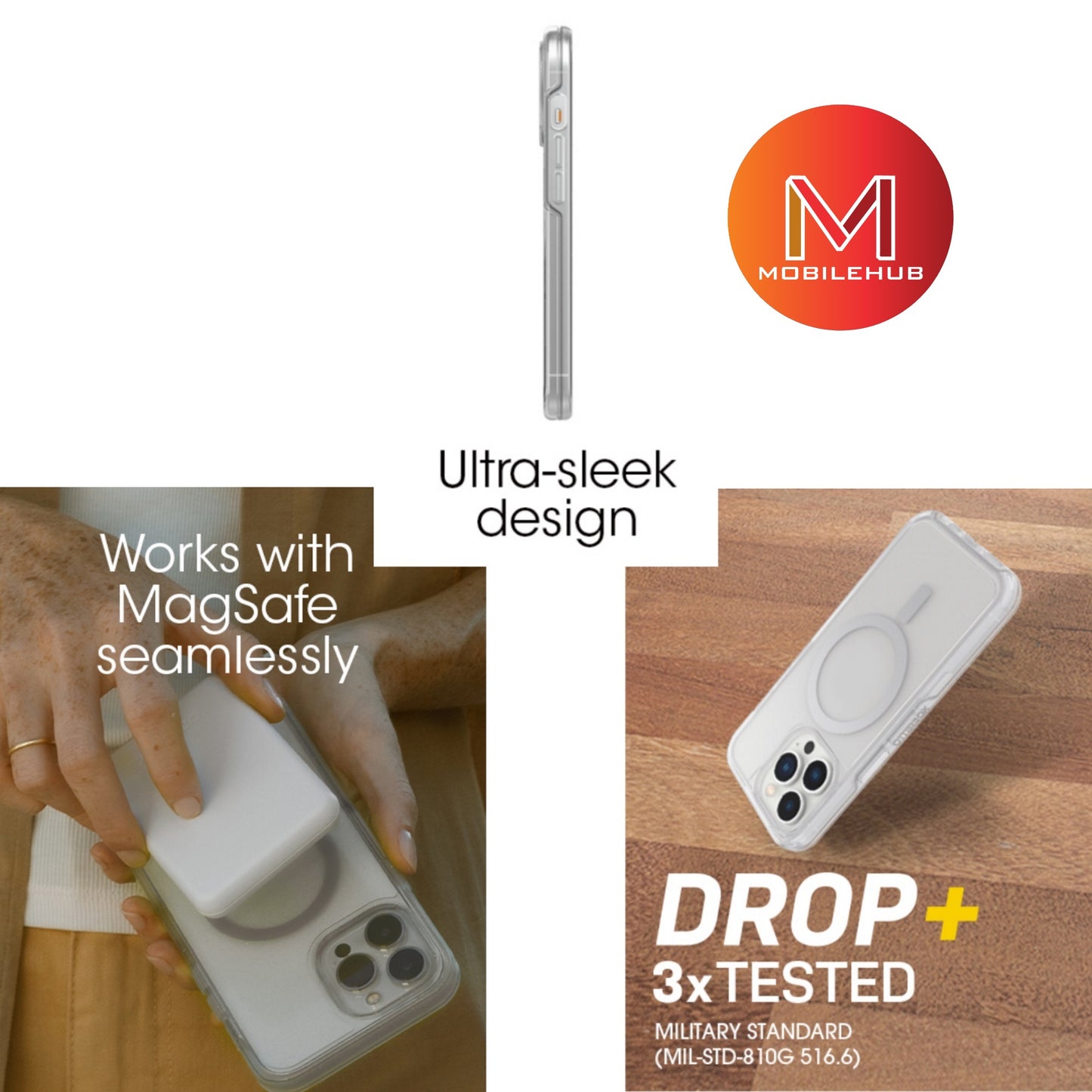 iPhone 12 / 13 Series Slim OtterBox Symmetry Plus MagSafe Shockproof Case