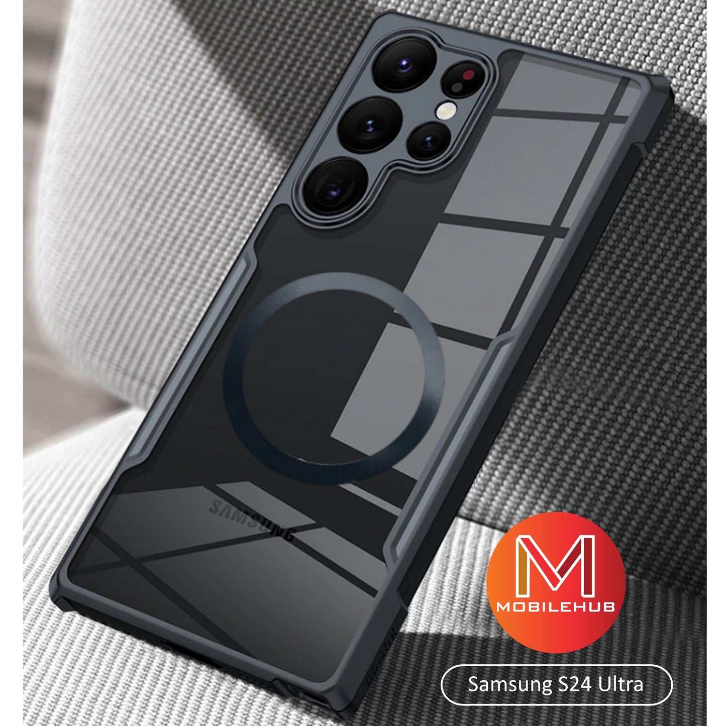 Samsung S24 / S24 Plus / S24 Ultra XUNDD Beetle Mag Safe Shockproof Case Magnetic (Black)