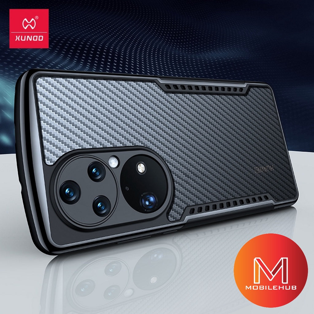 Huawei P50 Pro XUNDD Gamer Carbon Fiber Shockproof Case SALE