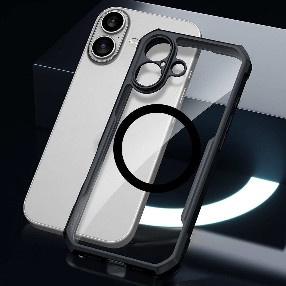 iPhone 17 / 17 Air / 17 Pro / 17 Pro Max XUNDD Beetle Magnetic Shockproof Case (Black)