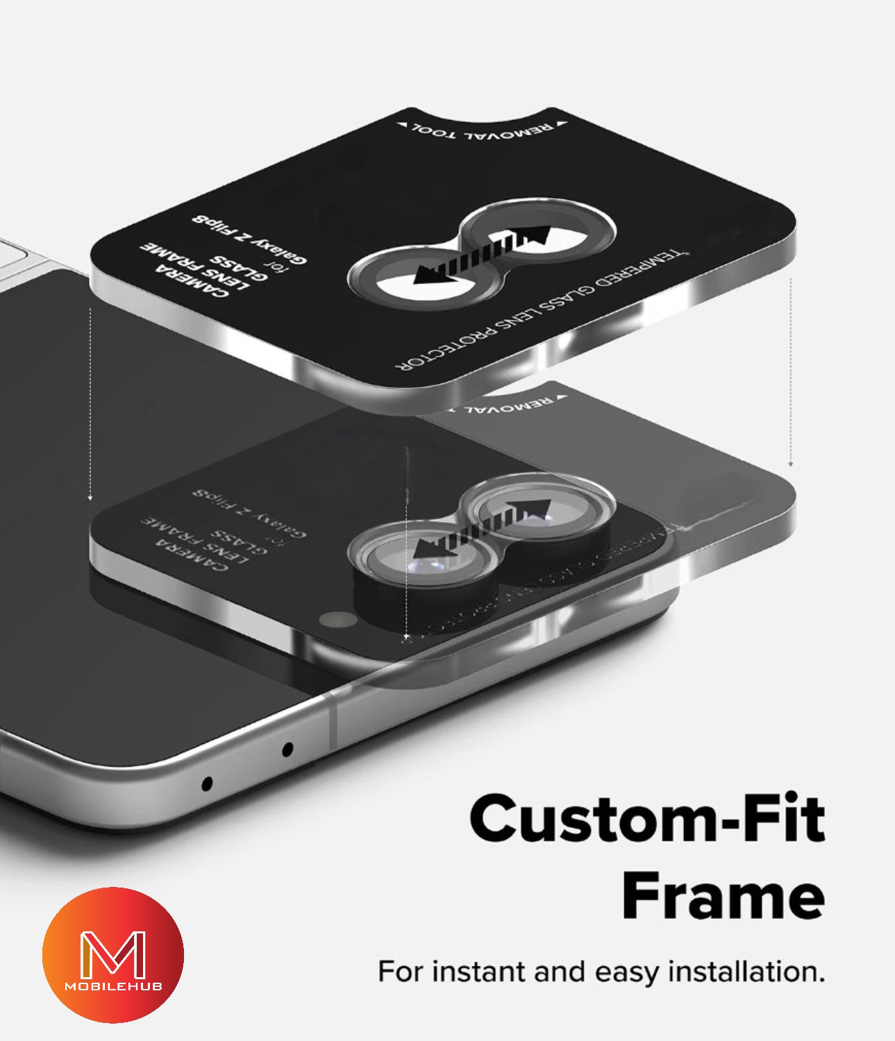 Samsung Z Flip 8 Alloy Camera Lens (Black)