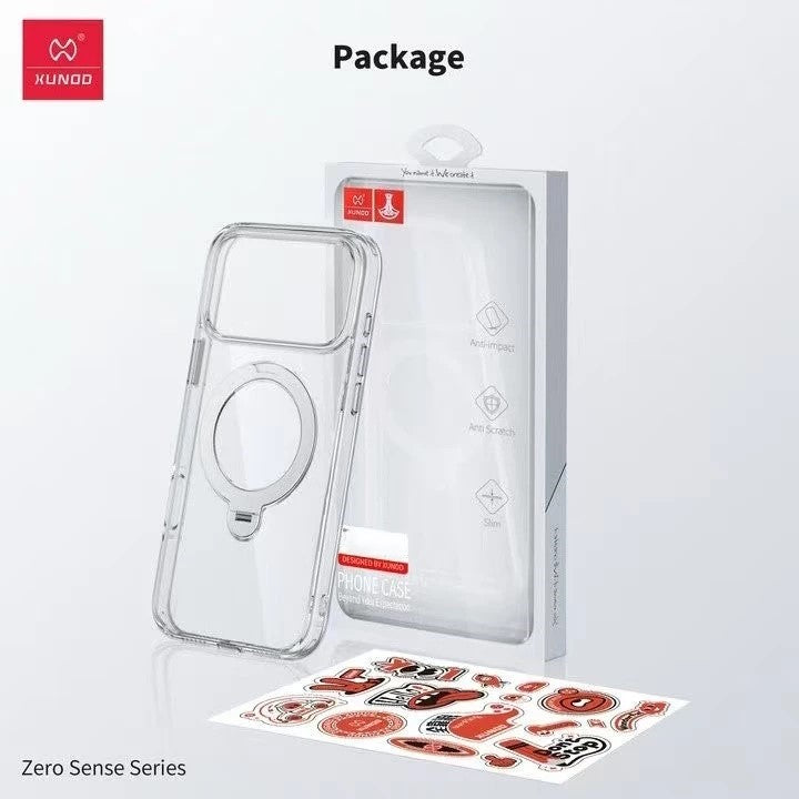 iPhone 17 / 17 Air / 17 Pro / 17 Pro Max Original Xundd Zero Series Magsafe Case with Rotatable Holder