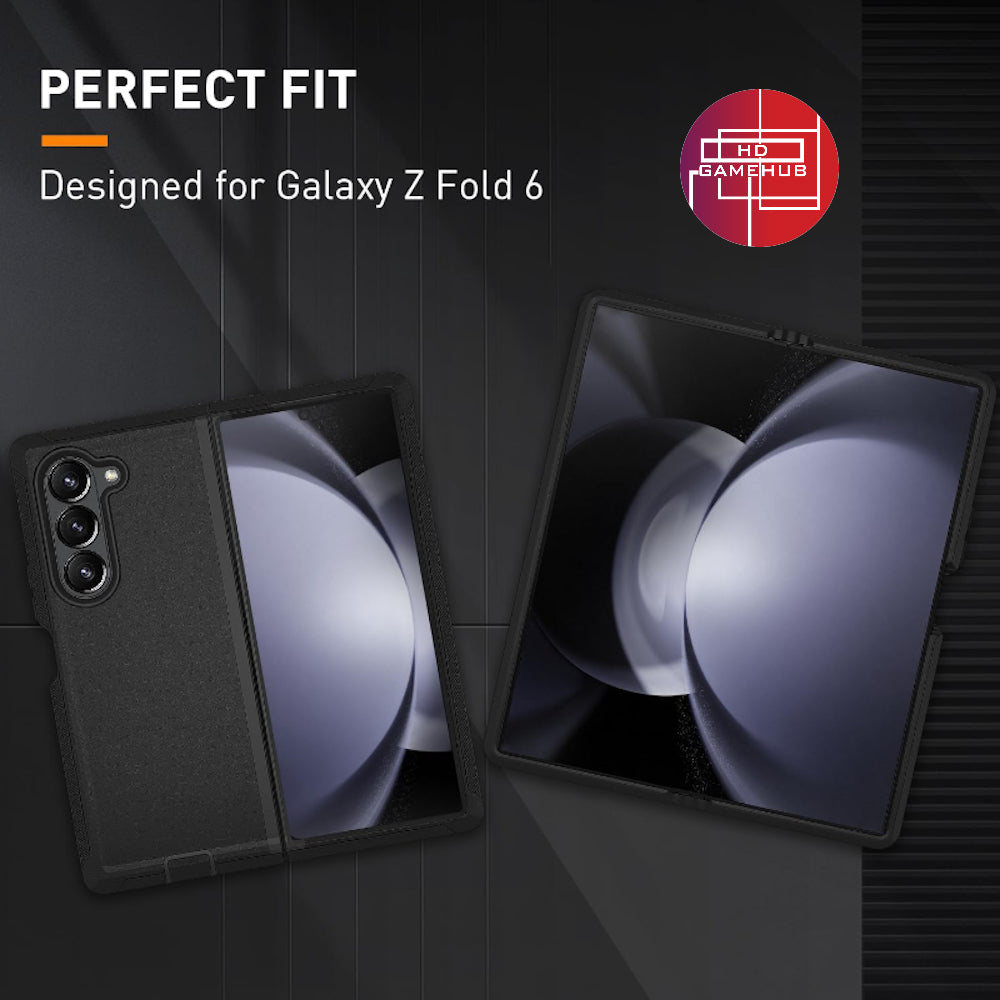 Samsung ZFold 6 OtterBox Style Defender Shockproof Case with Belt Clip & Hoslter