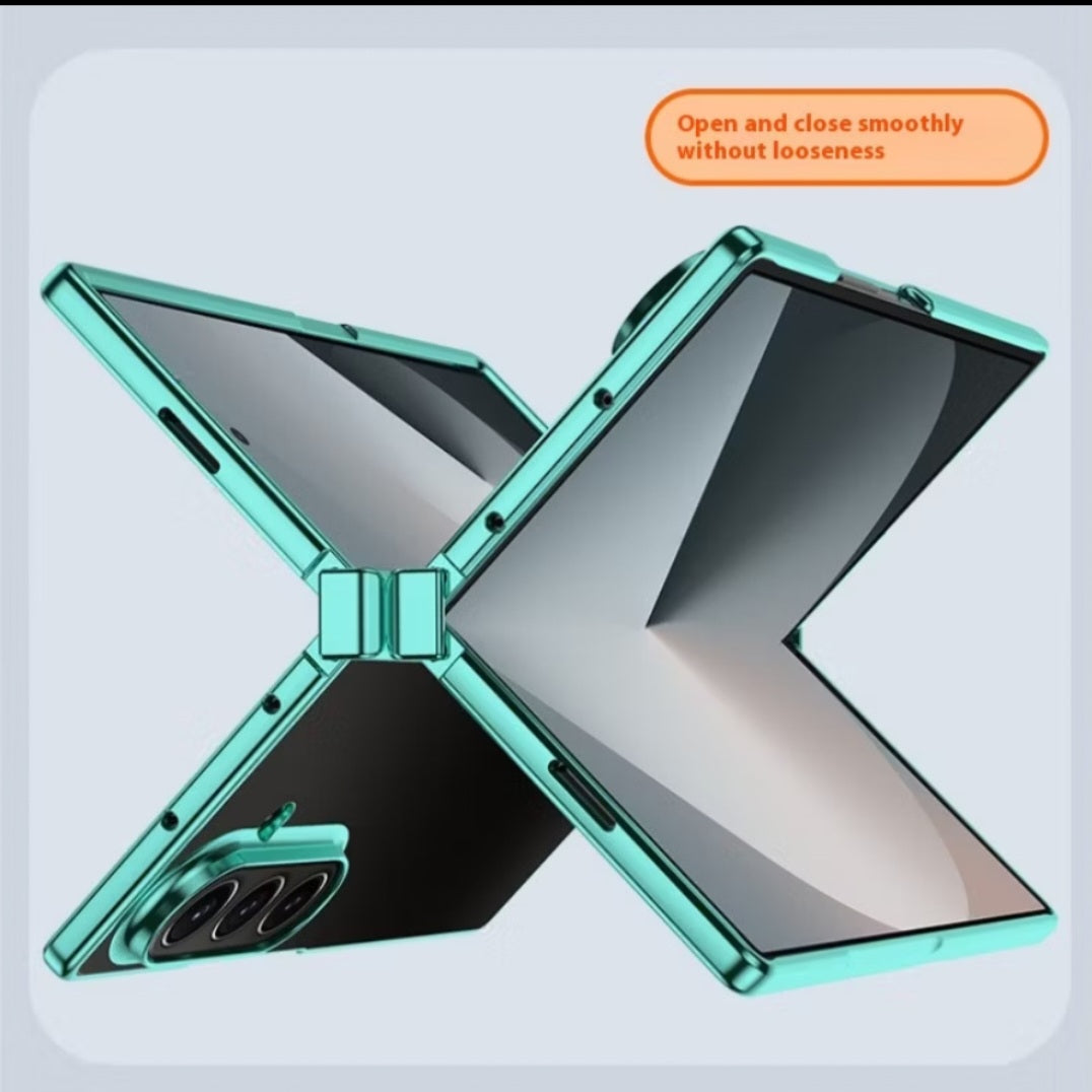 Samsung ZFold 7 Ultra Clear Diamond Slim Shockproof Case with Hinge Protector