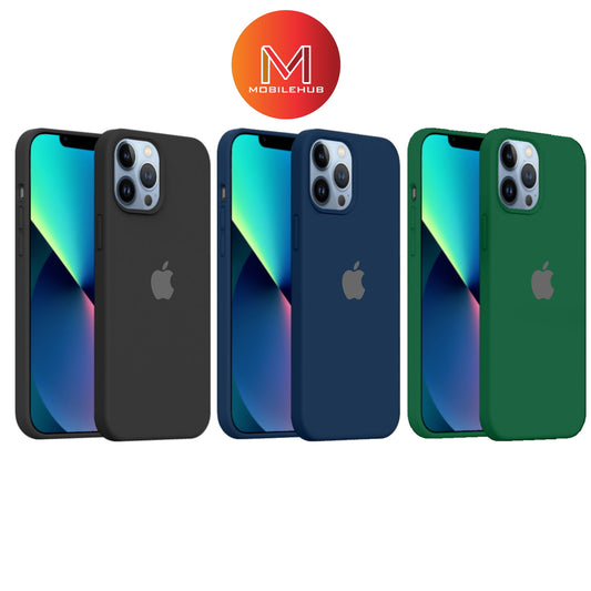 iPhone 13 mini / 13 / 13 Pro / 13 Pro Max Liquid Silicone Cover Soft Case Matte Finish