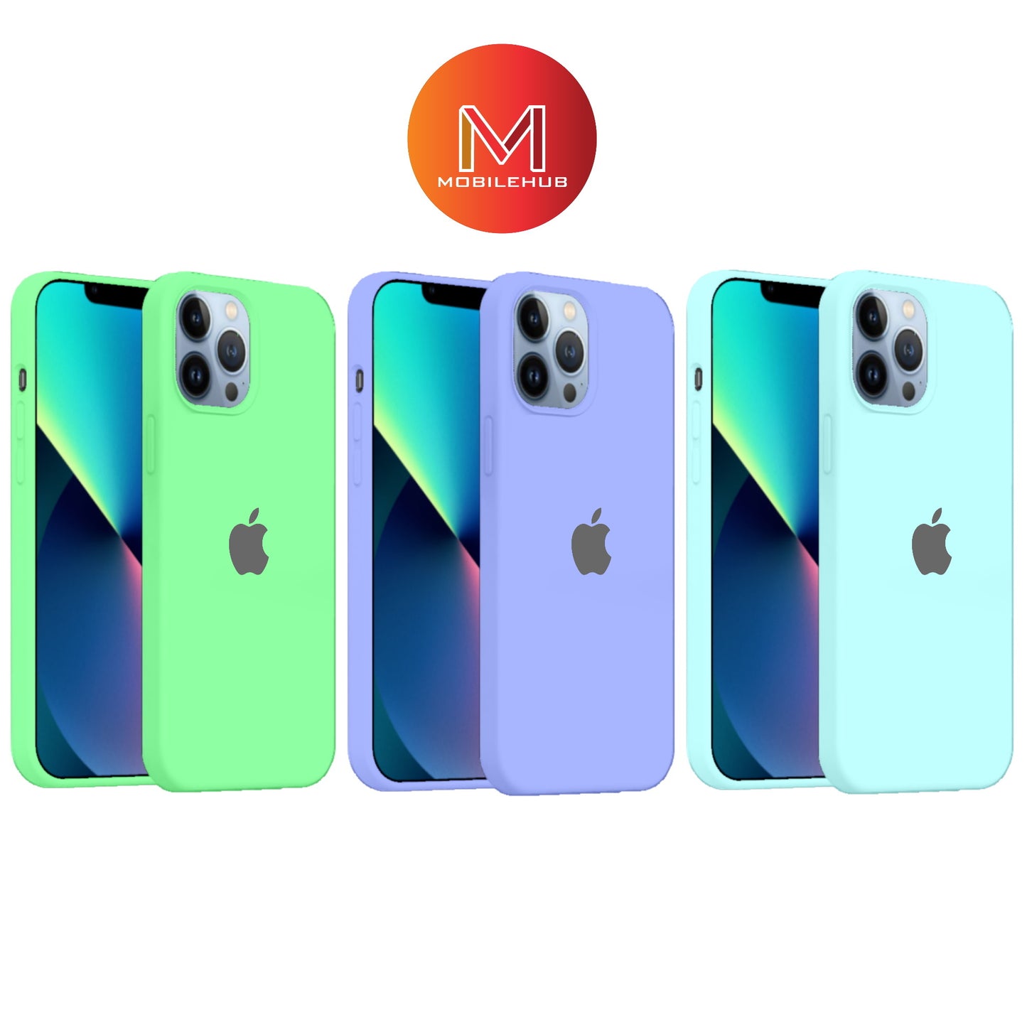 iPhone 13 mini / 13 / 13 Pro / 13 Pro Max Liquid Silicone Cover Soft Case Matte Finish