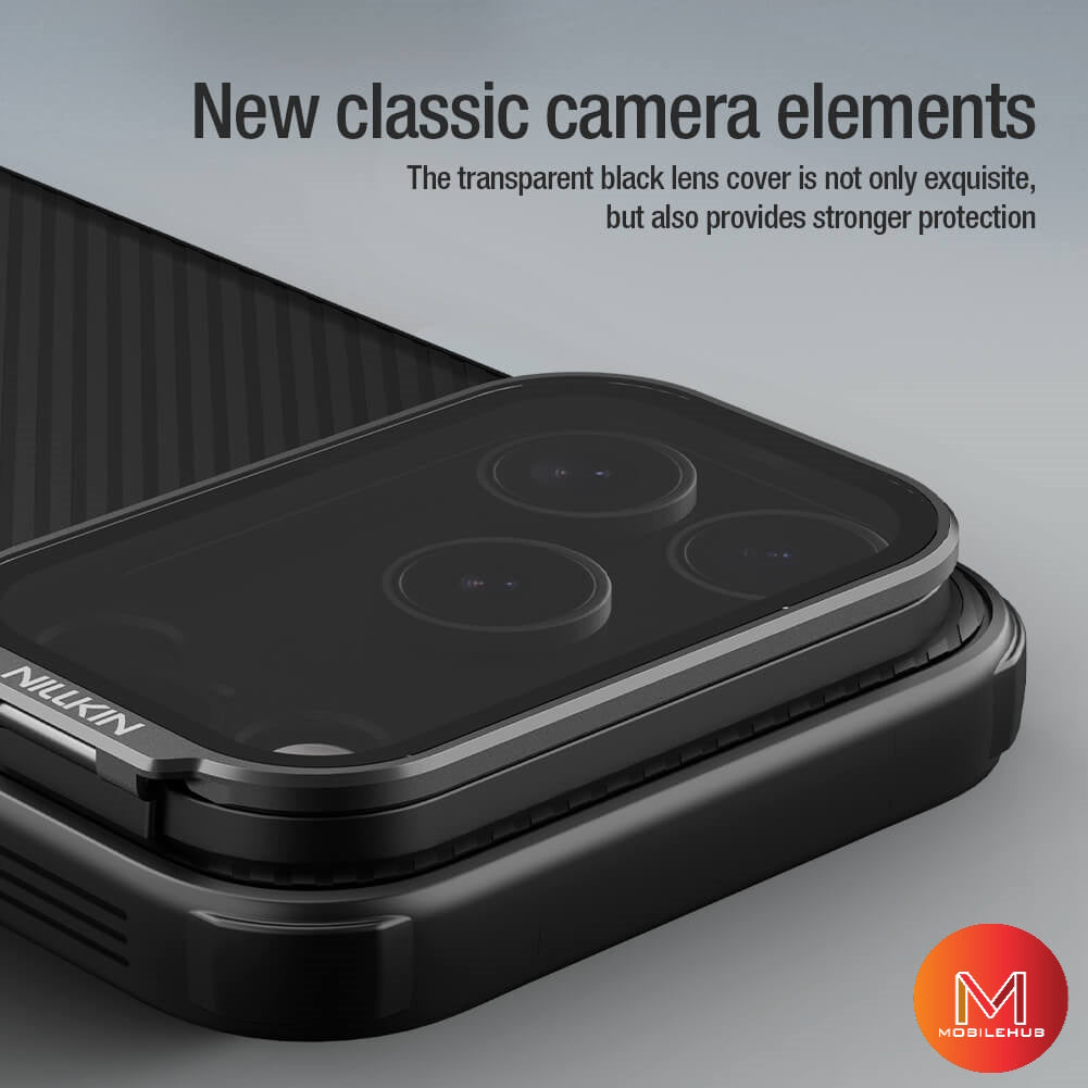 iPhone 17 Pro / 17 Pro Max Nillkin Camshield  Armor Case with Black Glass Camera Lens Cover (Black)