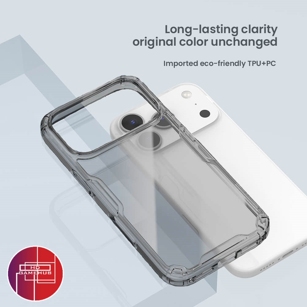 iPhone 17 / 17 Pro / 17 Pro Max / 17 Air Nillkin Nature TPU Case (Clear / Smoke Grey)