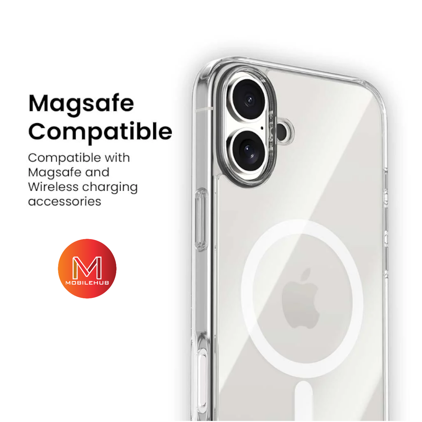 iPhone 16 / 16 Pro / 16 Plus / 16 Pro Max Ultra Clear Magnetic Case ( MagSafe )