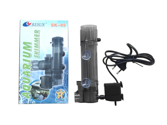 Resun SK 05 Aquarium Skimmer for Fish Tank, Planted Tank, Nature Tank, Salt Water, Fresh Water