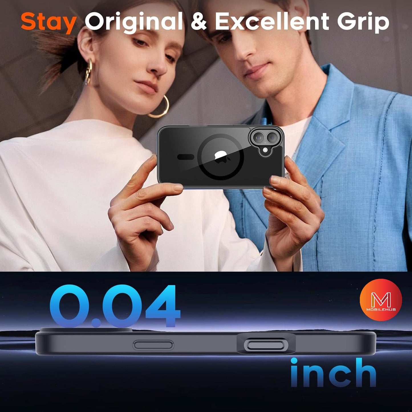 iPhone 17 / 17 Air / 17 Pro / 17 Pro Max Clear Magnetic Shockproof Case