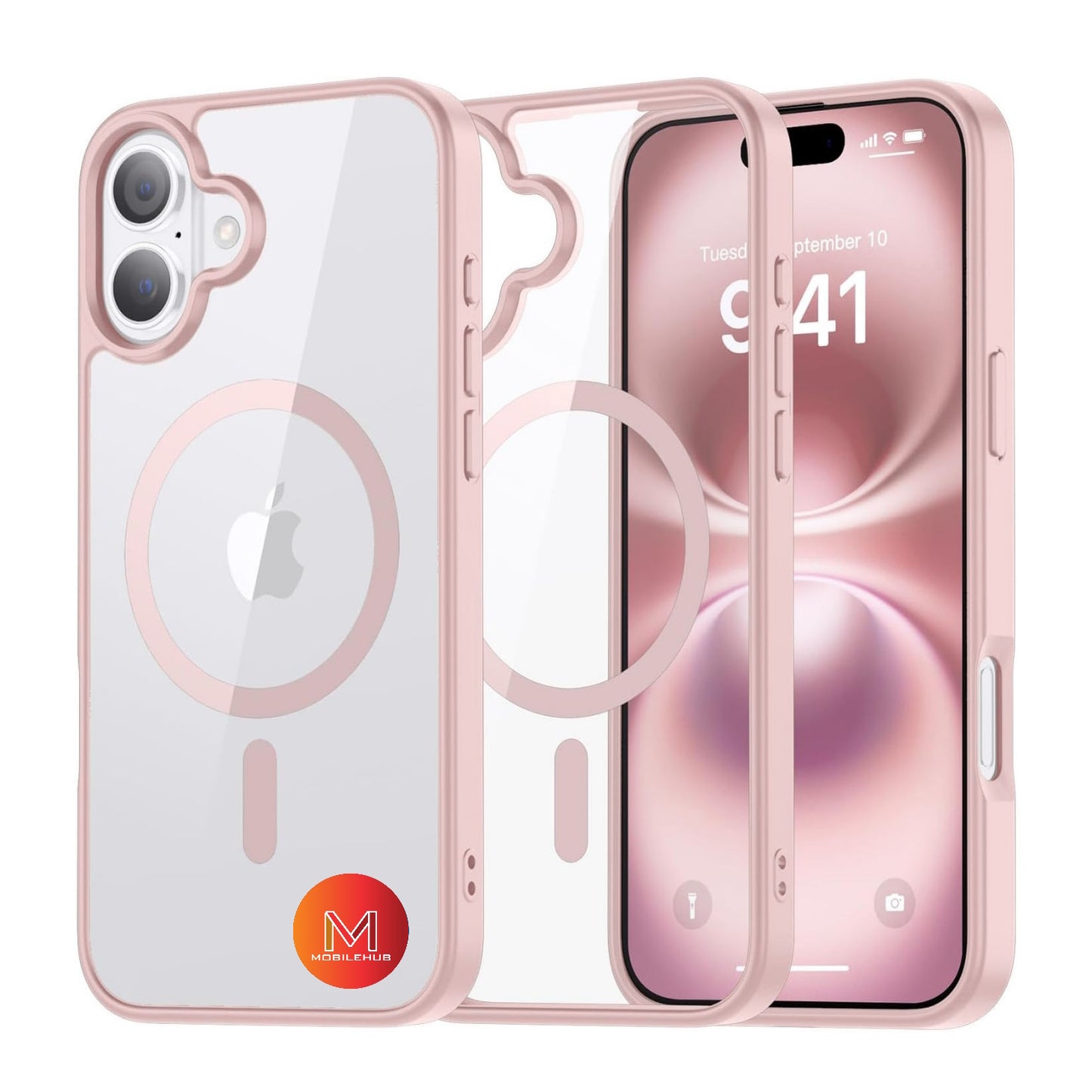 iPhone 17 / 17 Air / 17 Pro / 17 Pro Max Clear Magnetic Shockproof Case