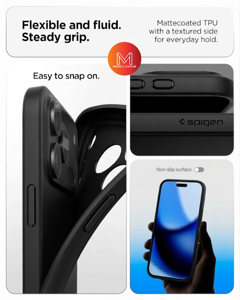 iPhone 17 Pro Max / 18 Pro Max Spigen Rugged Armor Magnetic Shockproof Case (Black)