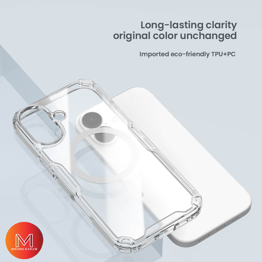 iPhone 17 / 17 Pro / 17 Pro Max / 17 Air Nillkin Nature TPU Pro Magnetic Case (Smoke Grey & Clear)