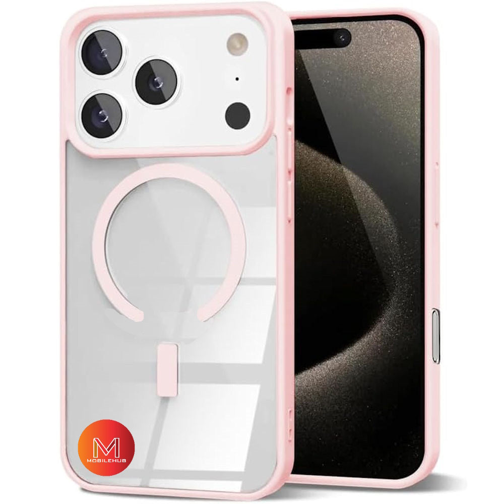 iPhone 17 / 17 Air / 17 Pro / 17 Pro Max Clear Magnetic Shockproof Case