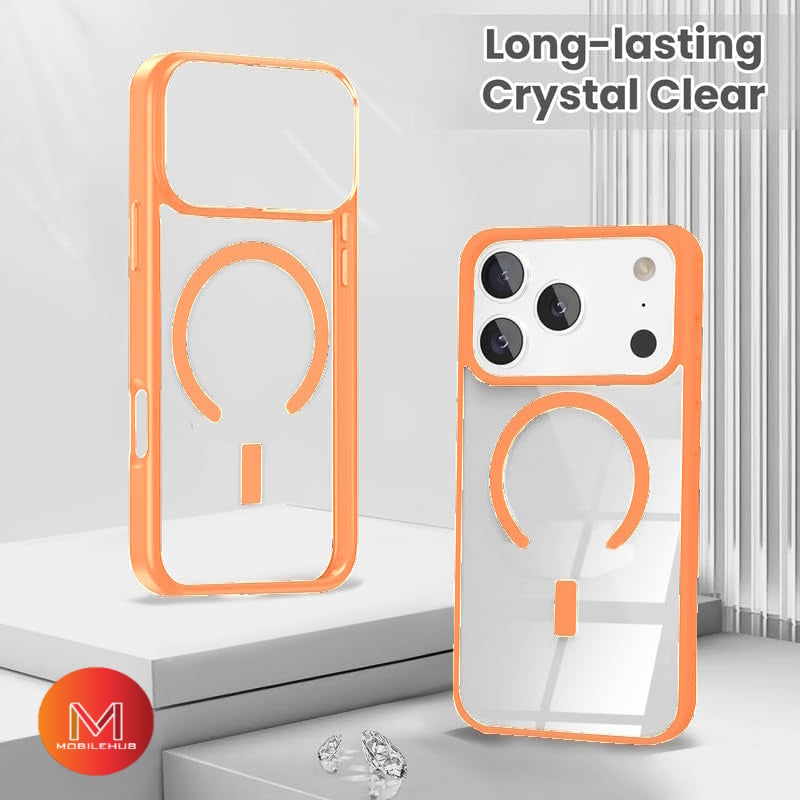 iPhone 17 / 17 Air / 17 Pro / 17 Pro Max Clear Magnetic Shockproof Case