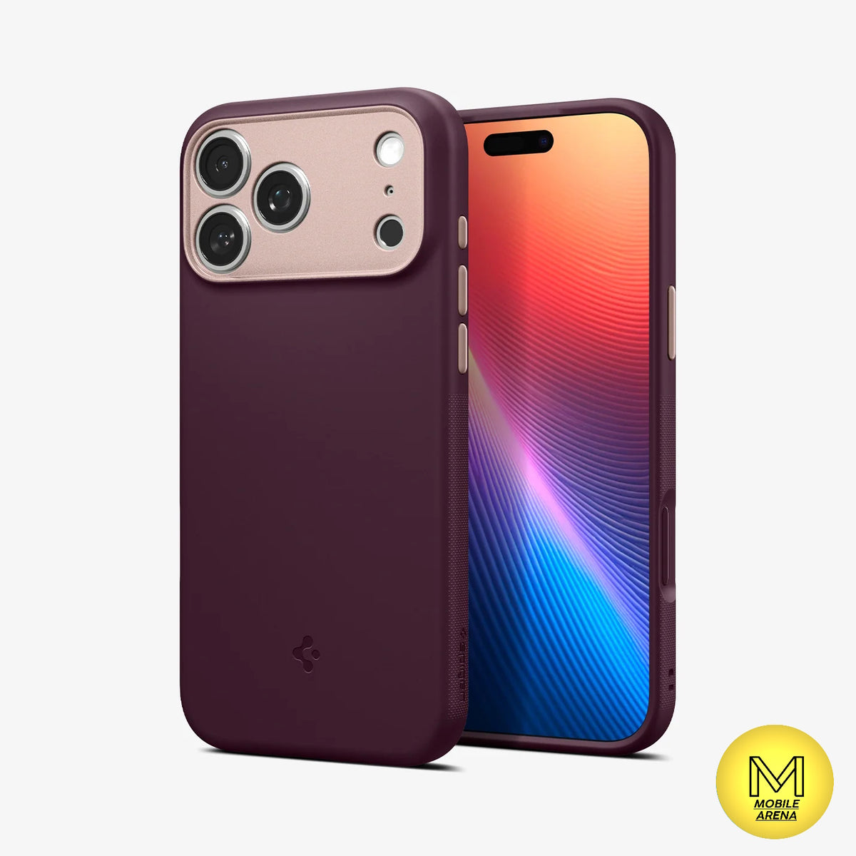 iPhone 17 Pro / 17 Pro Max Spigen Nano Pop  Shockproof Magnetic case (Burgundy) iPhone 18 Pro / 18 Max