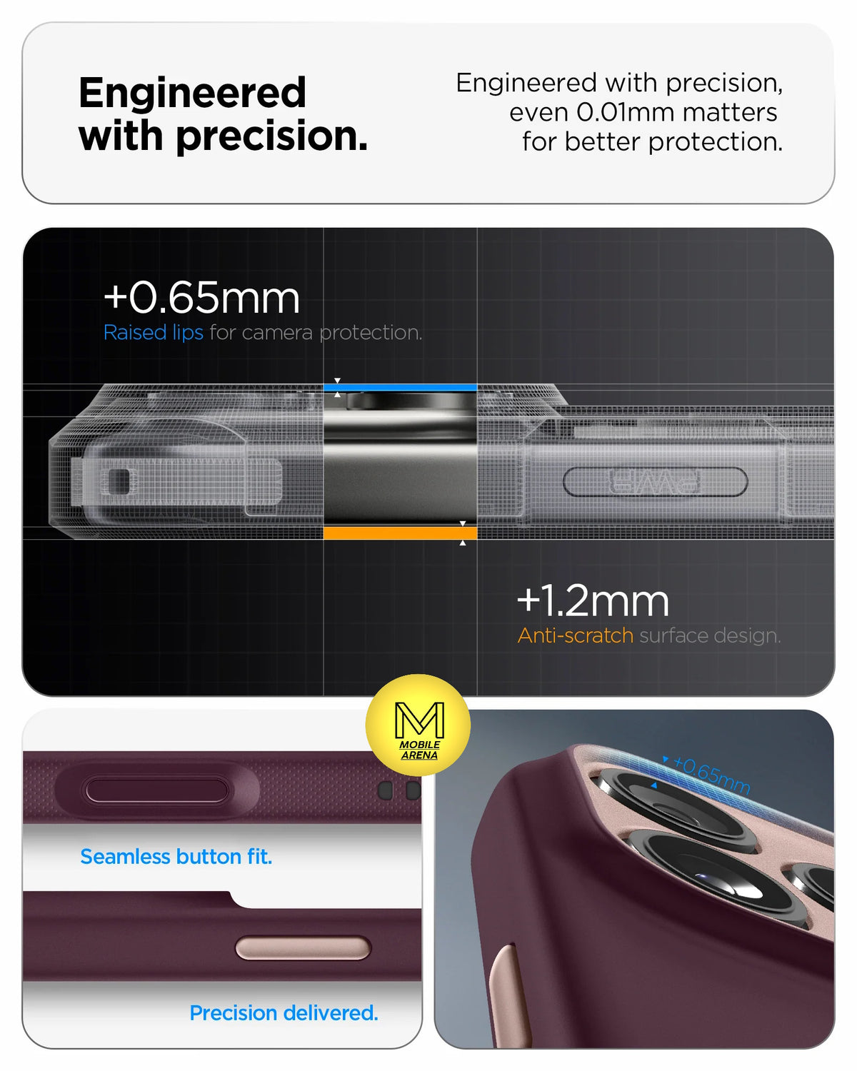 iPhone 17 Pro / 17 Pro Max Spigen Nano Pop  Shockproof Magnetic case (Burgundy) iPhone 18 Pro / 18 Max