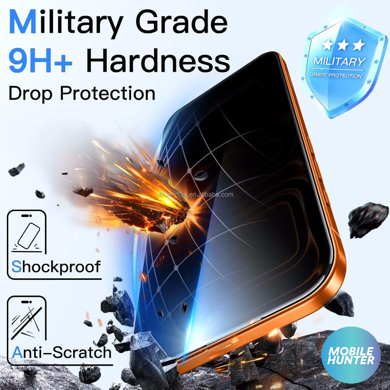 iPhone 18 Duo Privacy Tempered Glass Screen Protector (Black) iPhone Duo